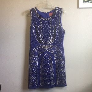 Dress - blue, gatsby inspired short dress, hoco